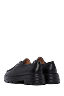 Women's Black Lace-Up Leather Masculine Shoes | Derimod Women's Black Lace-Up Leather Masculine Shoes | Derimod