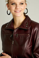 VERA WOMEN'S LEATHER JACKET | Derimod VERA WOMEN'S LEATHER JACKET | Derimod