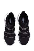 Kadın Siyah Taşlı Bilekli Sneaker | Derimod Kadın Siyah Taşlı Bilekli Sneaker | Derimod