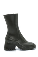 Women's Khaki Heeled Boots | Derimod Women's Khaki Heeled Boots | Derimod