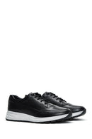 Men's Black Leather Sneaker | Derimod Men's Black Leather Sneaker | Derimod