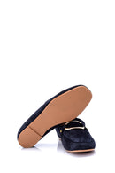Kadın Süet Tokalı Loafer | Derimod Kadın Süet Tokalı Loafer | Derimod