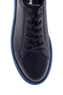 Men's Leather Perforated Sneaker | Derimod Men's Leather Perforated Sneaker | Derimod