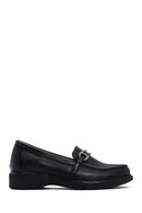 Kadın Siyah Deri Comfort Loafer | Derimod Kadın Siyah Deri Comfort Loafer | Derimod