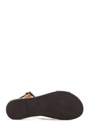 Women's Tan Leather Bodrum Sandals | Derimod Women's Tan Leather Bodrum Sandals | Derimod