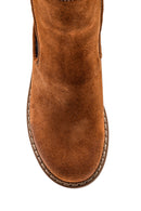 Women's Leather Suede Chelsea Boots | Derimod Women's Leather Suede Chelsea Boots | Derimod