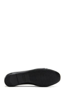 Women's Black Leather Casual Ballerinas | Derimod Women's Black Leather Casual Ballerinas | Derimod