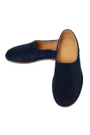 Erkek Lacivert Süet Deri Loafer | Derimod Erkek Lacivert Süet Deri Loafer | Derimod