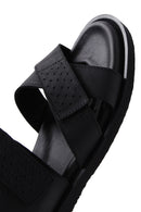 Men's Black Nubuck Leather Sandals | Derimod Men's Black Nubuck Leather Sandals | Derimod