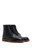Men's Leather Zippered Boots | Derimod Men's Leather Zippered Boots | Derimod