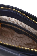 Woman Navy Long-Strap Classic Shoulder Bag | Derimod Woman Navy Long-Strap Classic Shoulder Bag | Derimod