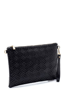 Women's Knitted Detailed Portfolio Bag | Derimod Women's Knitted Detailed Portfolio Bag | Derimod