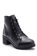 Women's Suede Leather Heeled Boots | Derimod Women's Suede Leather Heeled Boots | Derimod