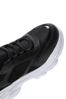 Kadın Siyah Kalın Tabanlı Sneaker | Derimod Kadın Siyah Kalın Tabanlı Sneaker | Derimod