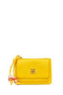 Woman Yellow Charm Card Holder | Derimod Woman Yellow Charm Card Holder | Derimod