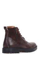 Men's Zippered Leather Boots | Derimod Men's Zippered Leather Boots | Derimod