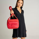 Women's Shoulder Bag with Staple Detail | Derimod Women's Shoulder Bag with Staple Detail | Derimod