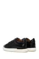 Men's Black Leather Sneaker | Derimod Men's Black Leather Sneaker | Derimod