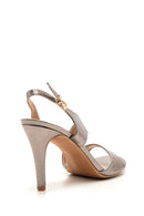 Women's Silver Heeled Shoes | Derimod Women's Silver Heeled Shoes | Derimod