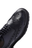 Men's Navy Blue Leather Casual Shoes | Derimod Men's Navy Blue Leather Casual Shoes | Derimod