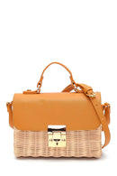 Women's Straw Shoulder Bag | Derimod Women's Straw Shoulder Bag | Derimod