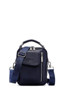 Men's Navy Blue Crossbody Bag | Derimod Men's Navy Blue Crossbody Bag | Derimod