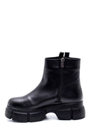 Women's Thick Soled Leather Boots | Derimod Women's Thick Soled Leather Boots | Derimod