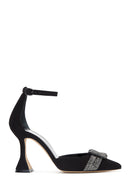Women's Black Heeled Leather Shoes | Derimod Women's Black Heeled Leather Shoes | Derimod