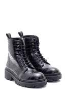 Women's Crocodile Patterned Boots | Derimod Women's Crocodile Patterned Boots | Derimod