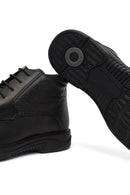 Male Black Zip Closure Leather Boots | Derimod Male Black Zip Closure Leather Boots | Derimod
