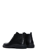Men's Black Leather Classic Boots | Derimod Men's Black Leather Classic Boots | Derimod