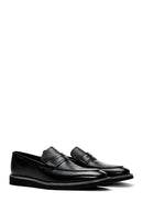 Men's Black Leather Casual Loafer | Derimod Men's Black Leather Casual Loafer | Derimod