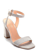 Women's Suede High Heel Sandals | Derimod Women's Suede High Heel Sandals | Derimod