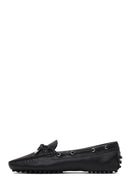 Women's Black Tasselled Leather Loafer | Derimod Women's Black Tasselled Leather Loafer | Derimod