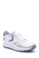 Women's Silver Detailed Sneaker | Derimod Women's Silver Detailed Sneaker | Derimod