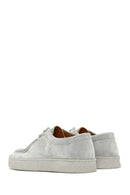 Men's Gray Lace-up Suede Leather Casual Shoes | Derimod Men's Gray Lace-up Suede Leather Casual Shoes | Derimod