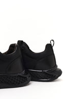 Derimod Zero Erkek Siyah Bağcıklı Kalın Tabanlı Deri Casual Sneaker | Derimod Derimod Zero Erkek Siyah Bağcıklı Kalın Tabanlı Deri Casual Sneaker | Derimod