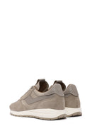 Men's Beige Lace-up Leather Sneaker | Derimod Men's Beige Lace-up Leather Sneaker | Derimod