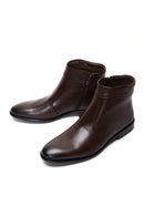 Men's Brown Leather Classic Boots | Derimod Men's Brown Leather Classic Boots | Derimod