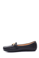 Women's Black Leather Loafer | Derimod Women's Black Leather Loafer | Derimod