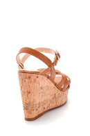 Women's Leather Wedge Heel Sandals | Derimod Women's Leather Wedge Heel Sandals | Derimod