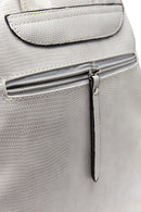 Woman Grey Long Strap Backpack | Derimod Woman Grey Long Strap Backpack | Derimod