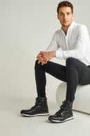 Rubber Sole Men's Leather Boots | Derimod Rubber Sole Men's Leather Boots | Derimod