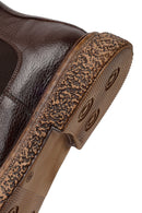 Male Brown Leather Casual Chelsea Boots | Derimod Male Brown Leather Casual Chelsea Boots | Derimod