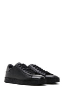 Erkek Siyah Deri Sneaker | Derimod Erkek Siyah Deri Sneaker | Derimod
