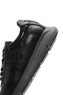 Erkek Siyah Deri Casual Casual Sneaker | Derimod Erkek Siyah Deri Casual Casual Sneaker | Derimod