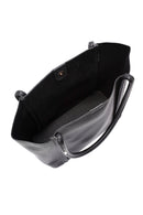 Women's Black Patterned Shoulder Bag | Derimod Women's Black Patterned Shoulder Bag | Derimod