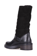 Beaded Women's Suede Boots | Derimod Beaded Women's Suede Boots | Derimod