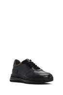 Erkek Siyah Kalın Tabanlı Bağcıklı Deri Casual Sneaker | Derimod Erkek Siyah Kalın Tabanlı Bağcıklı Deri Casual Sneaker | Derimod