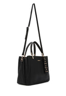 Women's Black Long Strap Accessory Detailed Handbag | Derimod Women's Black Long Strap Accessory Detailed Handbag | Derimod
